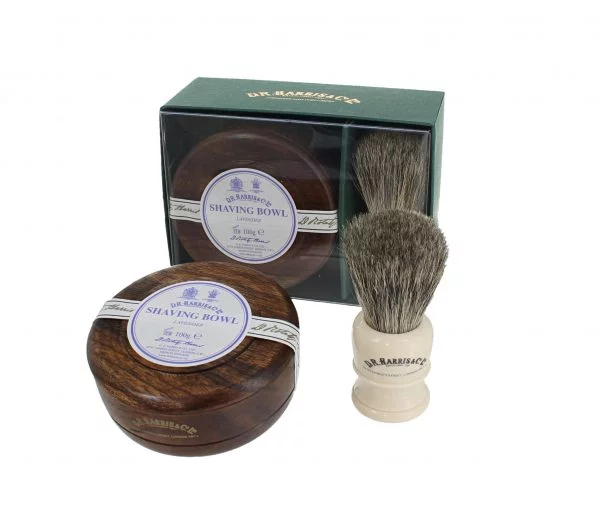 Lavender Shaving Gift Set Mahogany