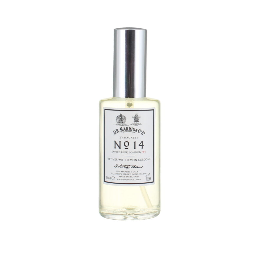 No. 14 Vetiver with Lemon Cologne D R Harris London