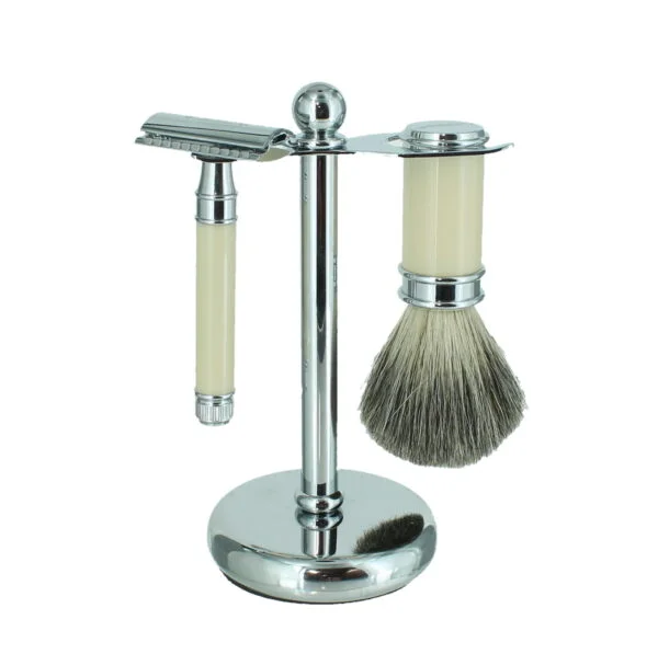 Safety Razor Ivory 3-Piece Set