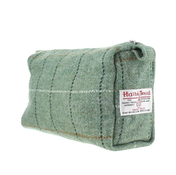 Harris Tweed Wash Bag - Small Town