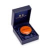 Drugs Orange Enamel Pill Box Circular - Image 3