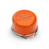 Drugs Orange Enamel Pill Box Circular - Image 4